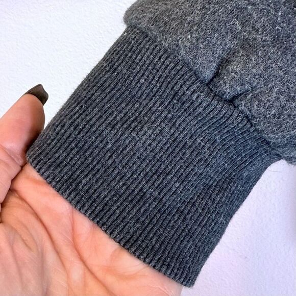 Gymshark Mock Neck Gray Tunic Women's Sweatshirt Small - Picture 3 of 9